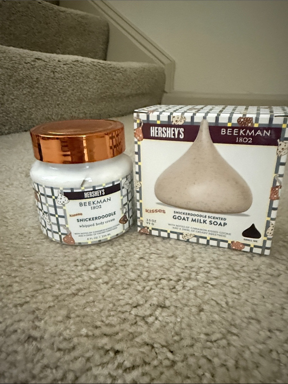 Beekman X Hershey Snickerdoodle Whipped Body Cream & Goat Milk Soap